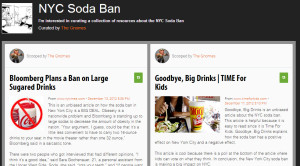 Students can gather relevant articles and webpages and comment on them using Scoop.it. See this page at bit.ly/smsnycsodaban.