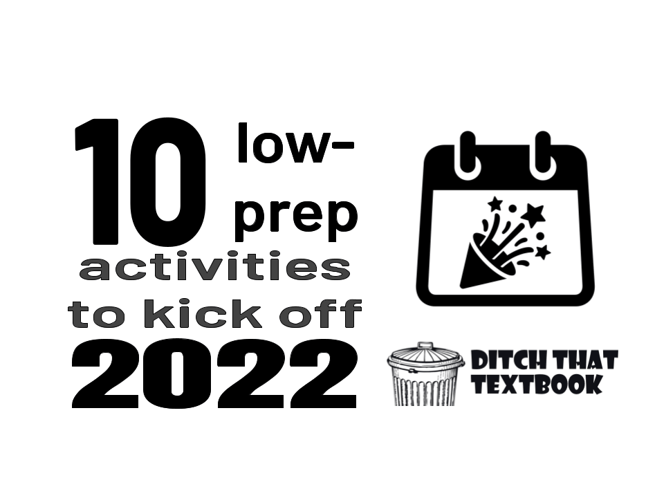 10 low-prep activities to kick off 2022