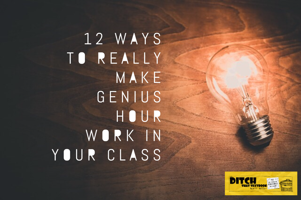 Genius Hour empowers students to do something meaningful with their passions. Here are 12 ideas you can use in the classroom from an expert in innovation. (Public domain image via Unsplash)