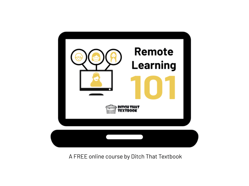 Remote Learning 101 Computer Icon 