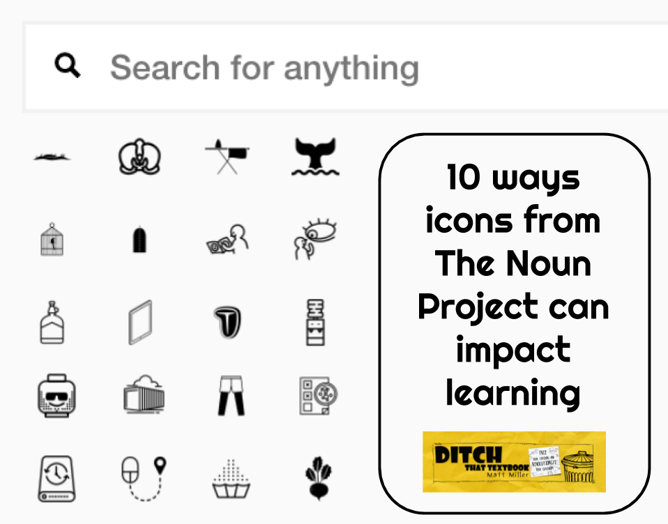 10 ways icons from The Noun Project ( thenounproject ) can impact learning